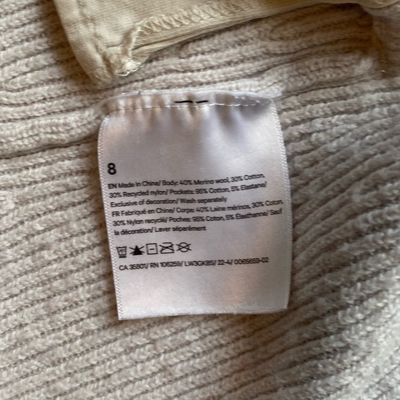 Lululemon Merino Wool Blend Ribbed Long Wrap Sweater - Picture 7 of 7